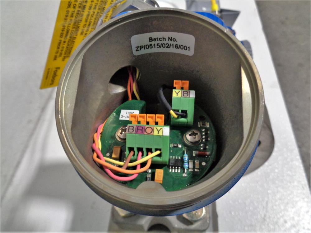 Foxboro 84F Vortex Flowmeter 84F-T04Y3SSRJF-G, Size 4" 600# 316SS w/ Transmitter